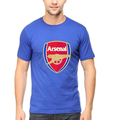 Arsenal Men Half Sleeves T-Shirts-FunkyTeesClub - Funky Tees Club