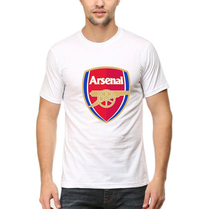 Arsenal Men Half Sleeves T-Shirts-FunkyTeesClub - Funky Tees Club