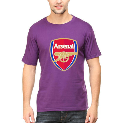 Arsenal Men Half Sleeves T-Shirts-FunkyTeesClub - Funky Tees Club
