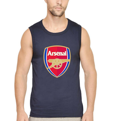 Arsenal Men Gym Vest-FunkyTeesClub - Funky Tees Club