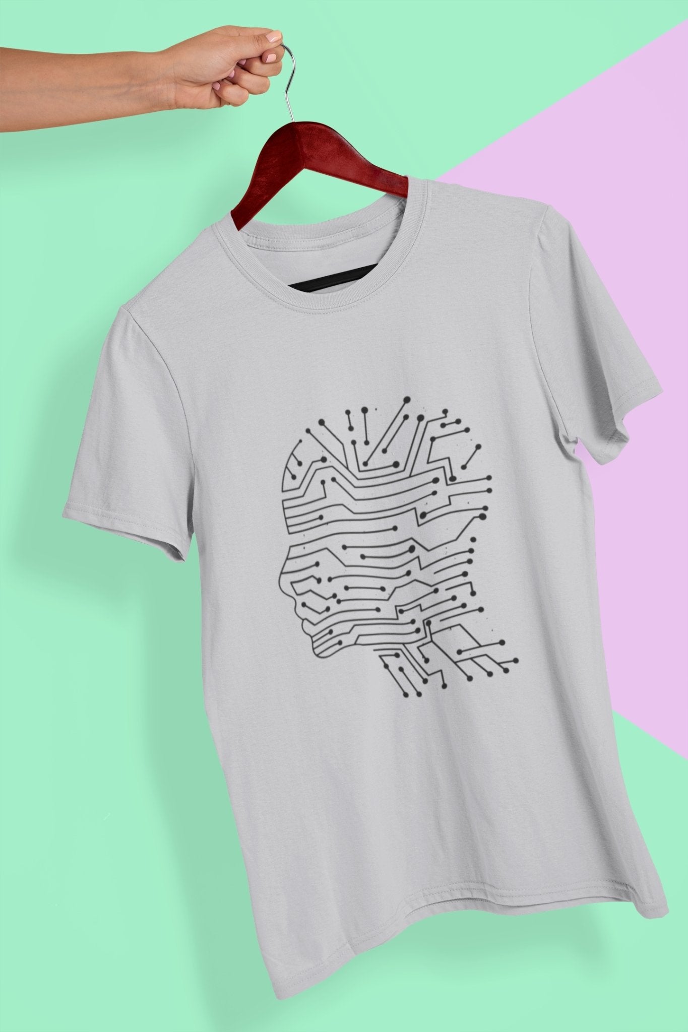 Artificial Intelligence Mens Half Sleeves T-shirt- FunkyTeesClub - Funky Tees Club
