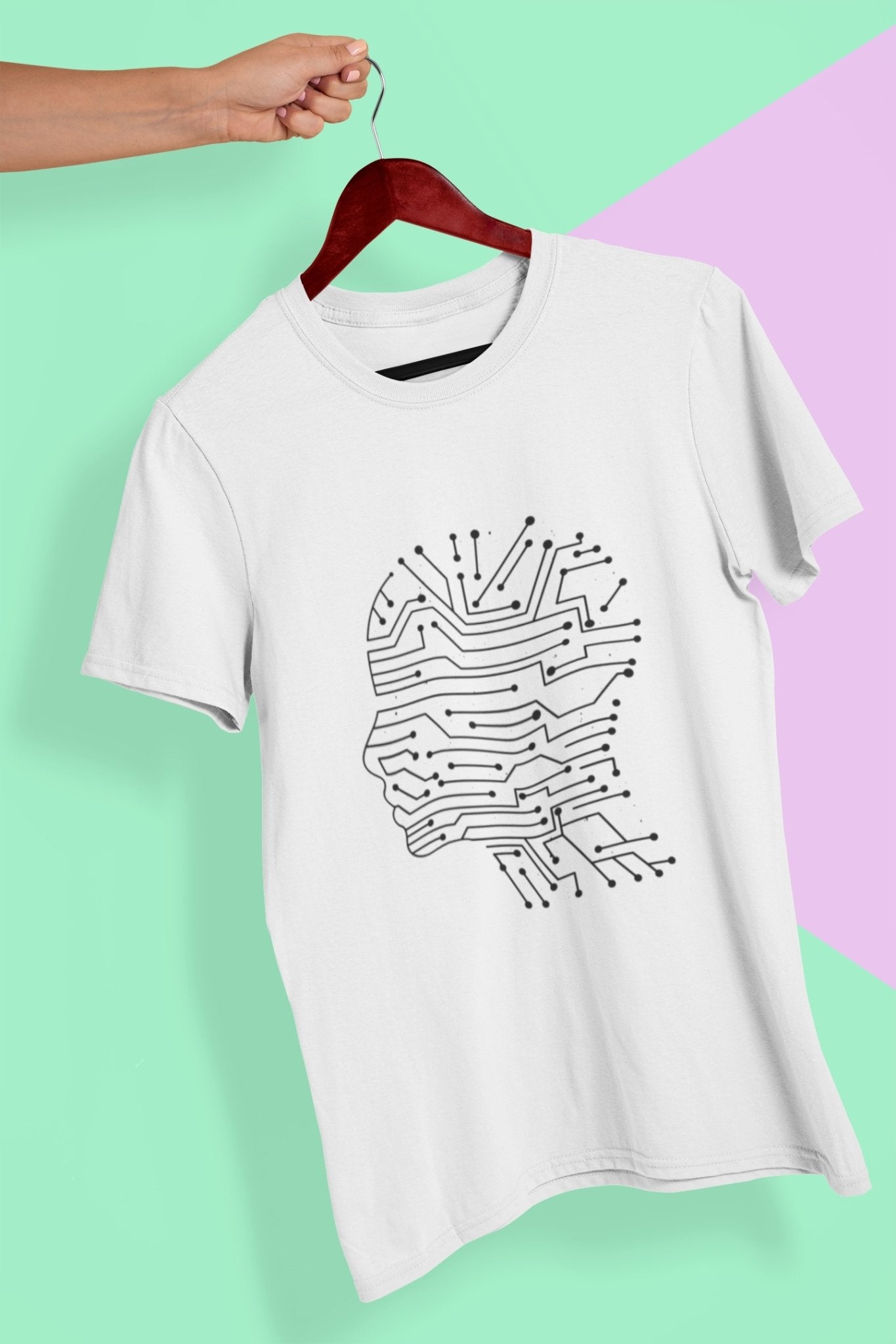 Artificial Intelligence Mens Half Sleeves T-shirt- FunkyTeesClub - Funky Tees Club