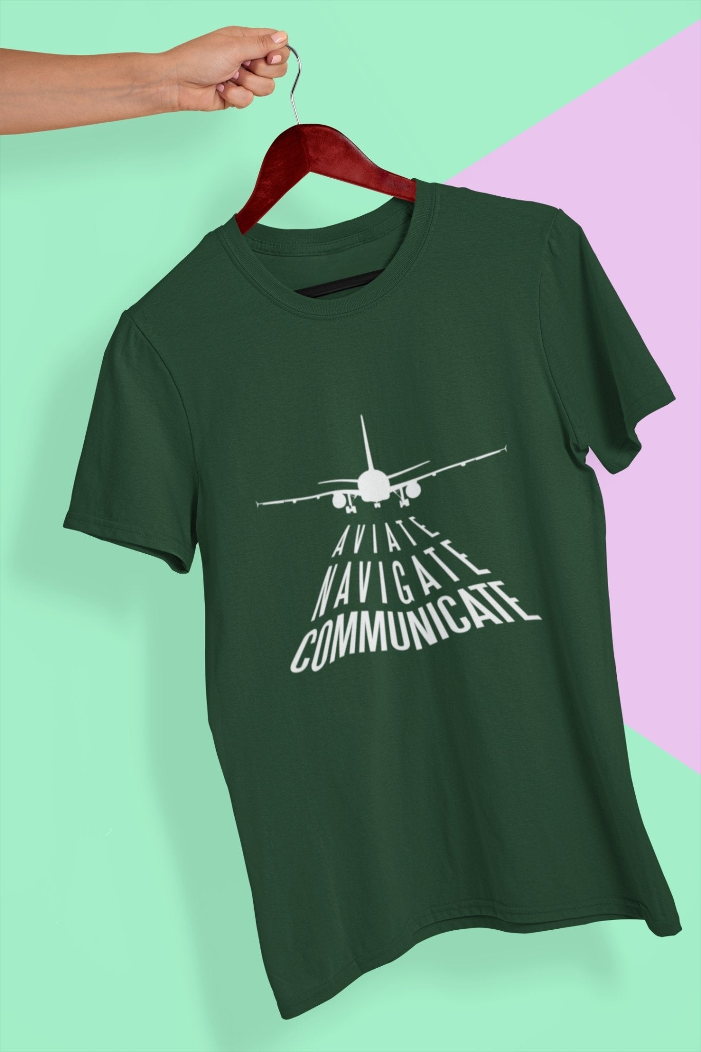 Aviation Quote Mens Half Sleeves T-shirt- FunkyTeesClub - Funky Tees Club