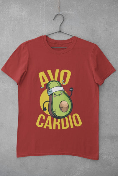 Avo Cardio Mens Half Sleeves T-shirt- FunkyTeesClub - Funky Tees Club