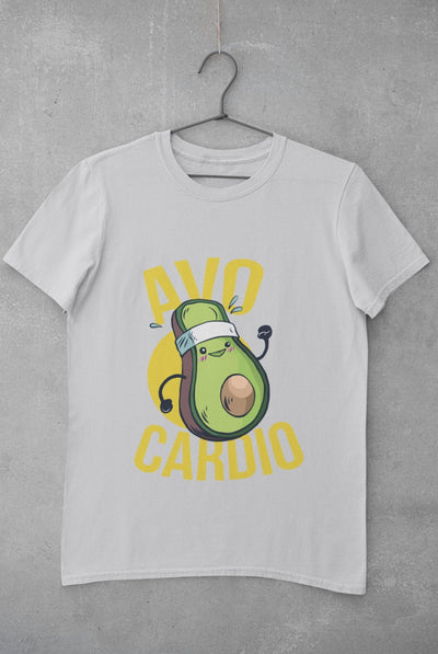 Avo Cardio Women Half Sleeves T-shirt- FunkyTeesClub - Funky Tees Club