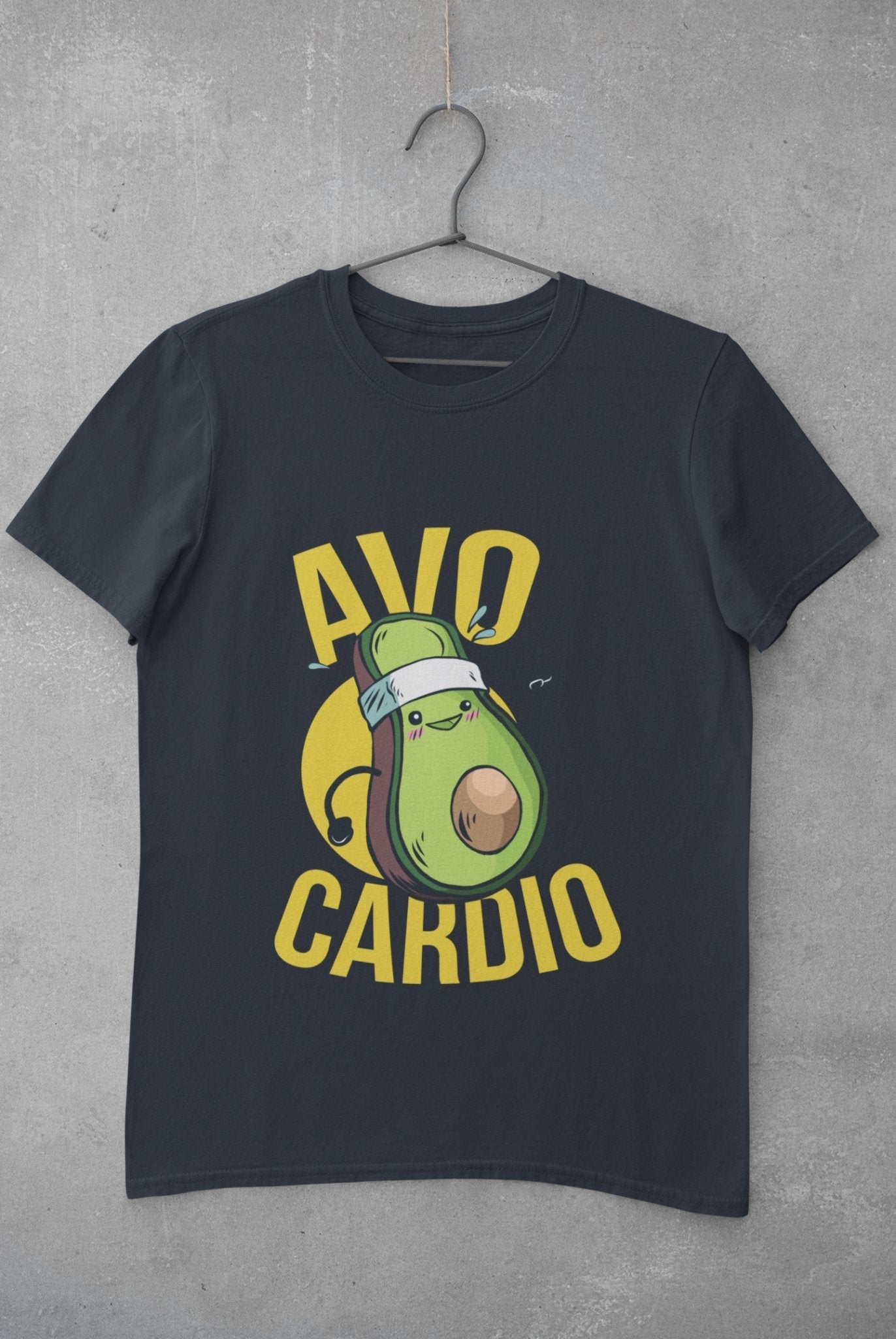 Avo Cardio Women Half Sleeves T-shirt- FunkyTeesClub - Funky Tees Club