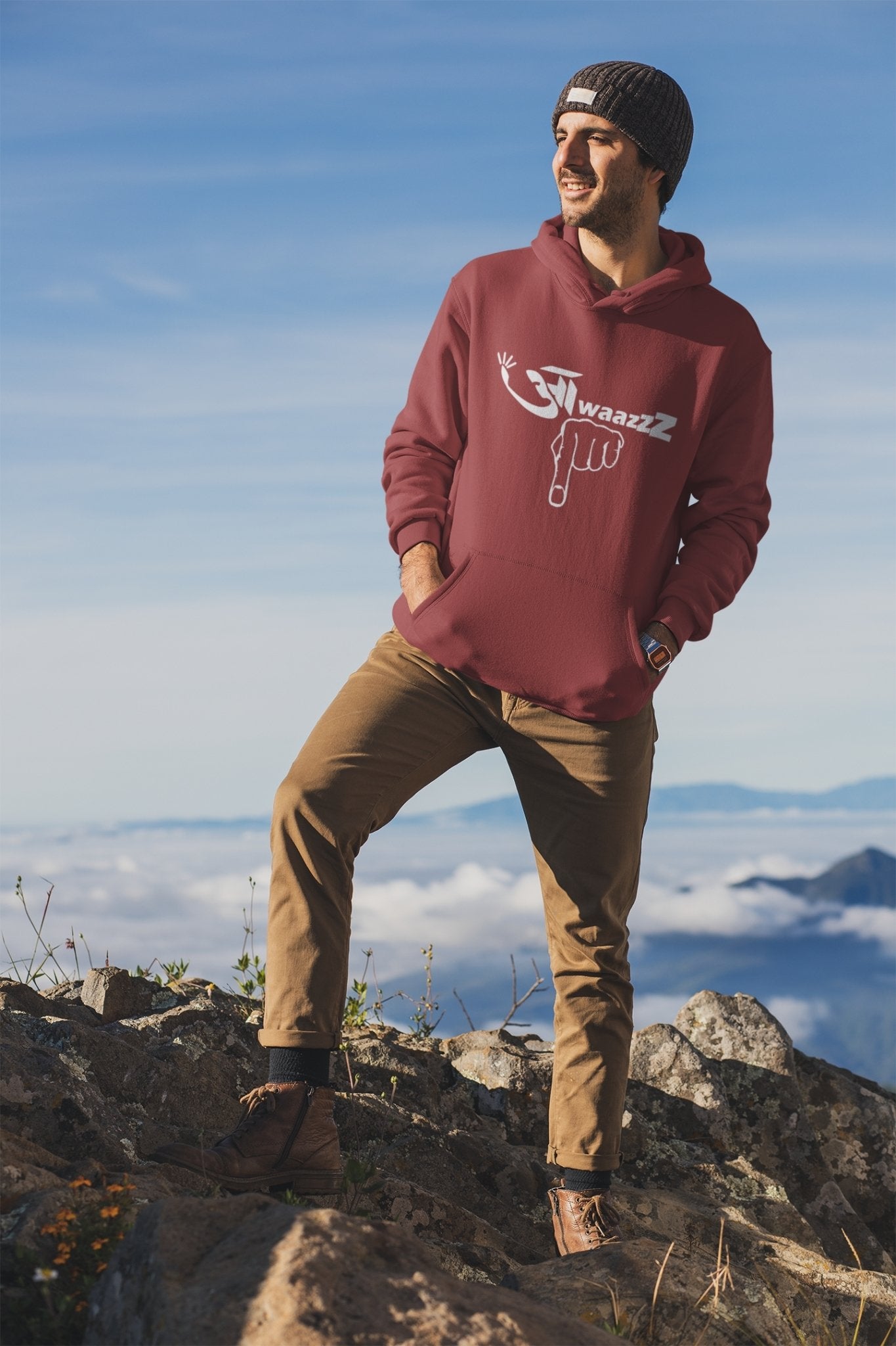 Awaaz Men Hoodies-FunkyTeesClub - Funky Tees Club