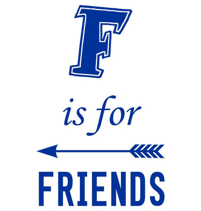 B for Best BFF Half Sleeves T-Shirts-FunkyTees - Funky Tees Club
