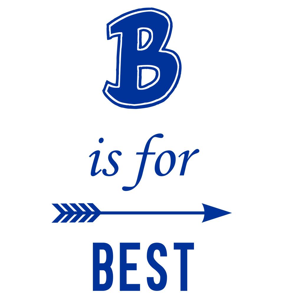 B for Best BFF Half Sleeves T-Shirts-FunkyTees - Funky Tees Club