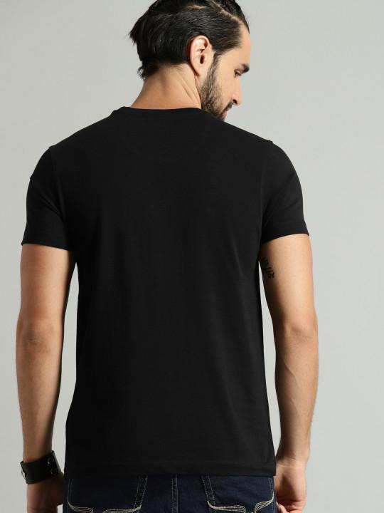 Maroon Black White Combo Half Sleeve T-Shirts [Pack of 3]-FunkyTeesClub