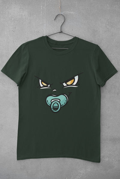 Baby Face Mens Half Sleeves T-shirt- FunkyTeesClub - Funky Tees Club
