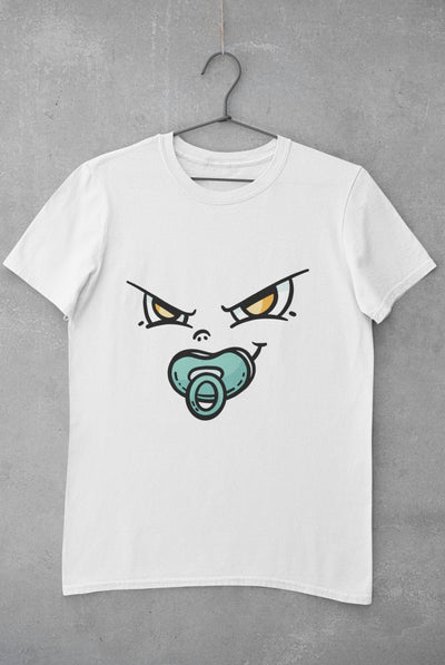Baby Face Women Half Sleeves T-shirt- FunkyTeesClub - Funky Tees Club