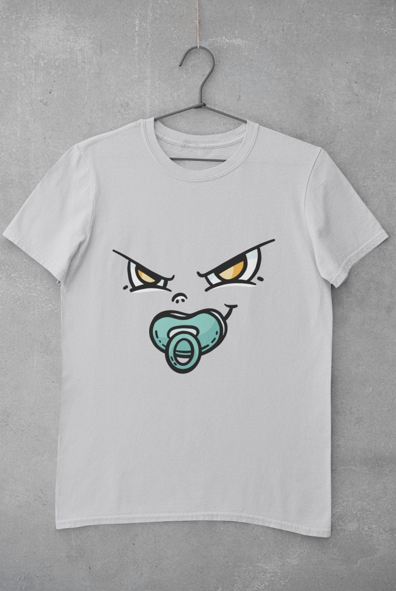 Baby Face Women Half Sleeves T-shirt- FunkyTeesClub - Funky Tees Club