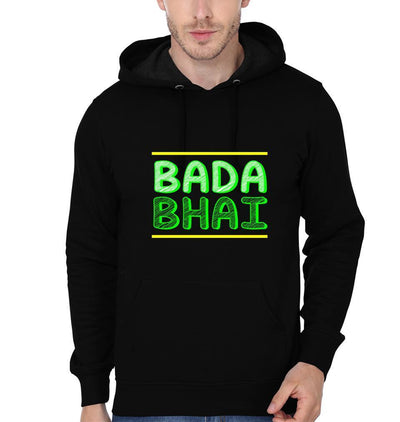 Bada Bhai Chota Bhai Brother-Brother Hoodies-FunkyTees - Funky Tees Club