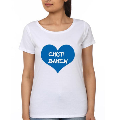 Bada Bhai Choti Bahan Brother-Sister Half Sleeves T-Shirts -FunkyTees - Funky Tees Club
