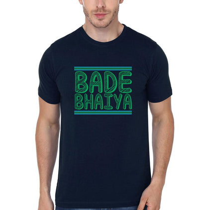 Bade Bhaiya Chotti Behna Brother-Sister Half Sleeves T-Shirts -FunkyTees - Funky Tees Club