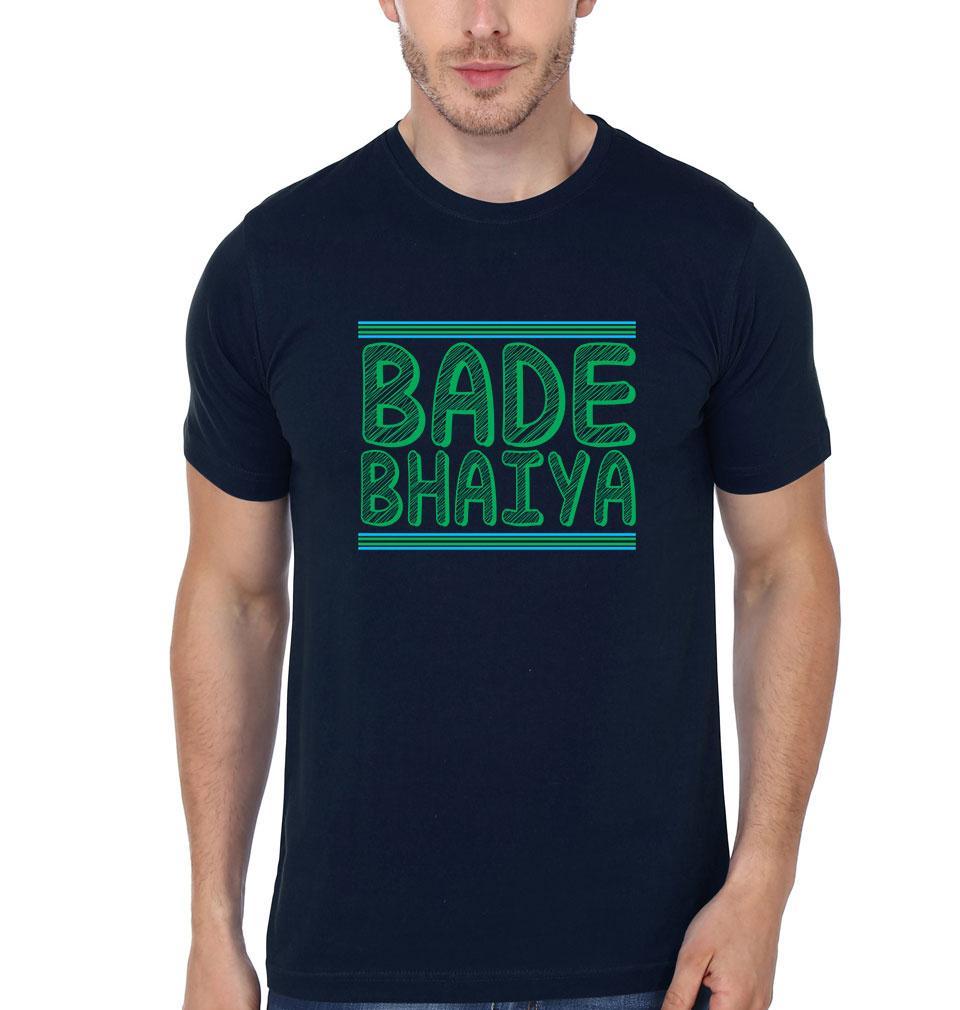 Bade Bhaiya Chotti Behna Brother-Sister Half Sleeves T-Shirts -FunkyTees - Funky Tees Club