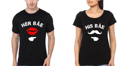 Bae Couple Half Sleeves T-Shirts -FunkyTees - Funky Tees Club