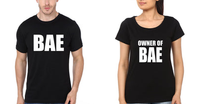 BAE&Owner of BAE Couple Half Sleeves T-Shirts -FunkyTees - Funky Tees Club