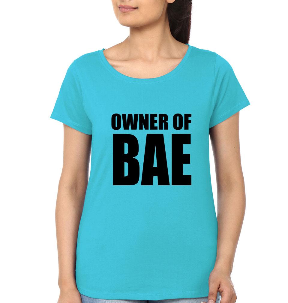 BAE&Owner of BAE Couple Half Sleeves T-Shirts -FunkyTees - Funky Tees Club