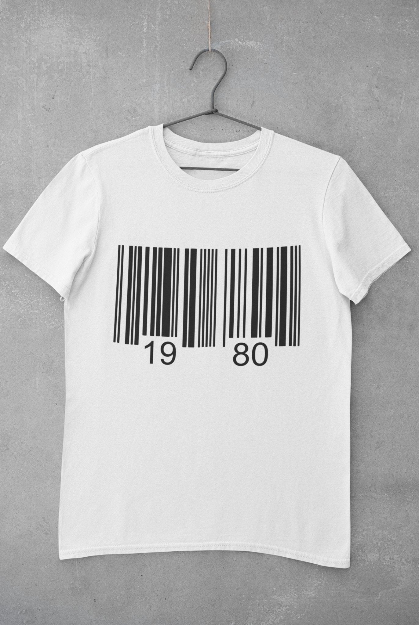 Bar Code Birthday Mens Half Sleeves T-shirt- FunkyTeesClub - Funky Tees Club
