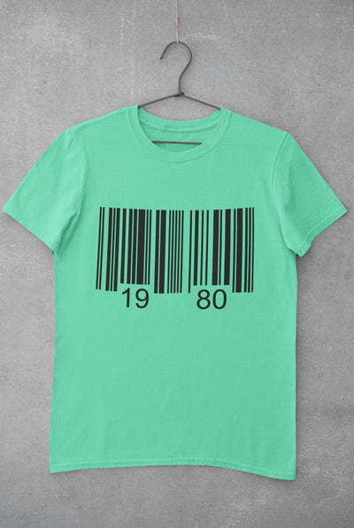 Bar Code Birthday Women Half Sleeves T-shirt- FunkyTeesClub - Funky Tees Club
