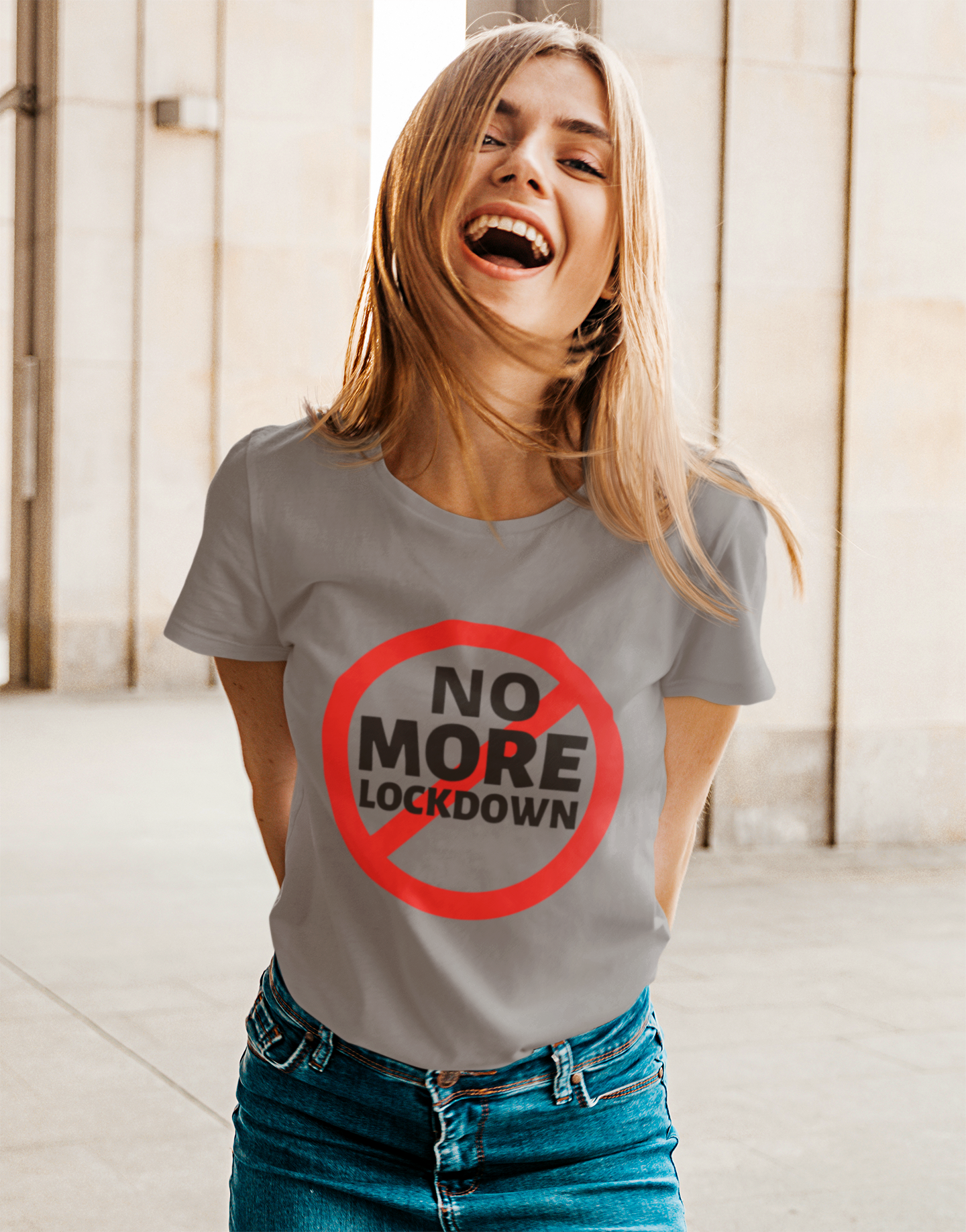 No More Lockdown Anti Government Women Half Sleeves T-shirt- FunkyTeesClub