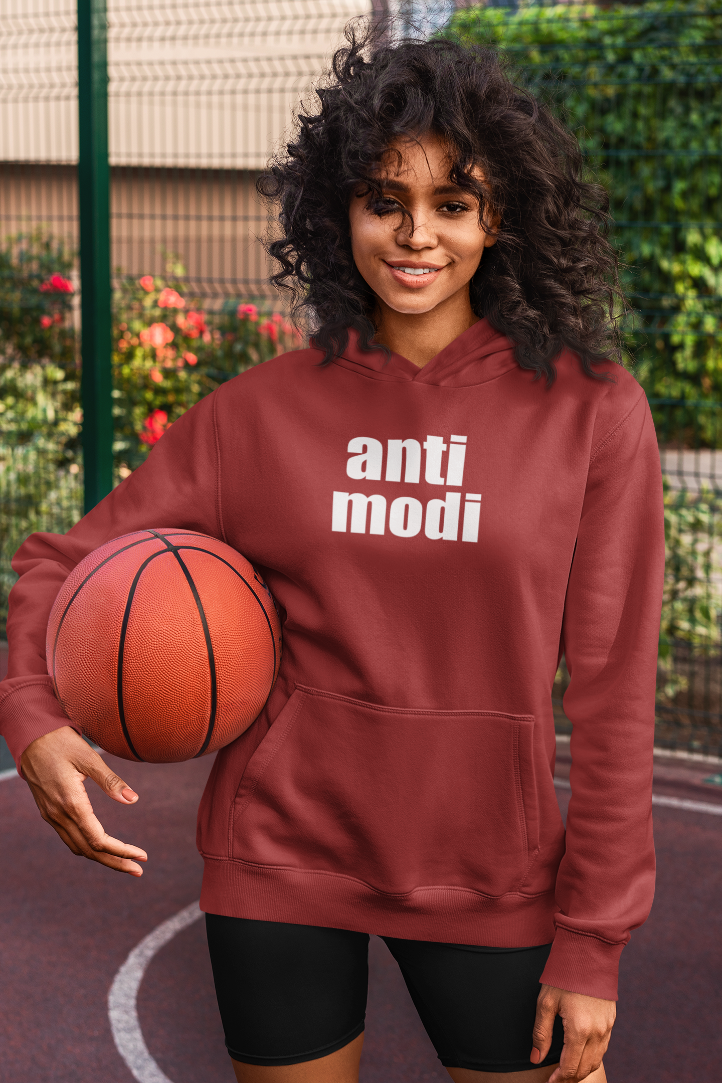 Anti Modi Anti Government Hoodies for Women-FunkyTeesClub