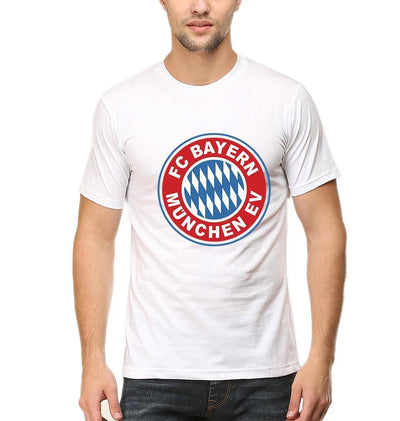 Bayern Munich Half Sleeves T-Shirt For Men-FunkyTeesClub - Funky Tees Club