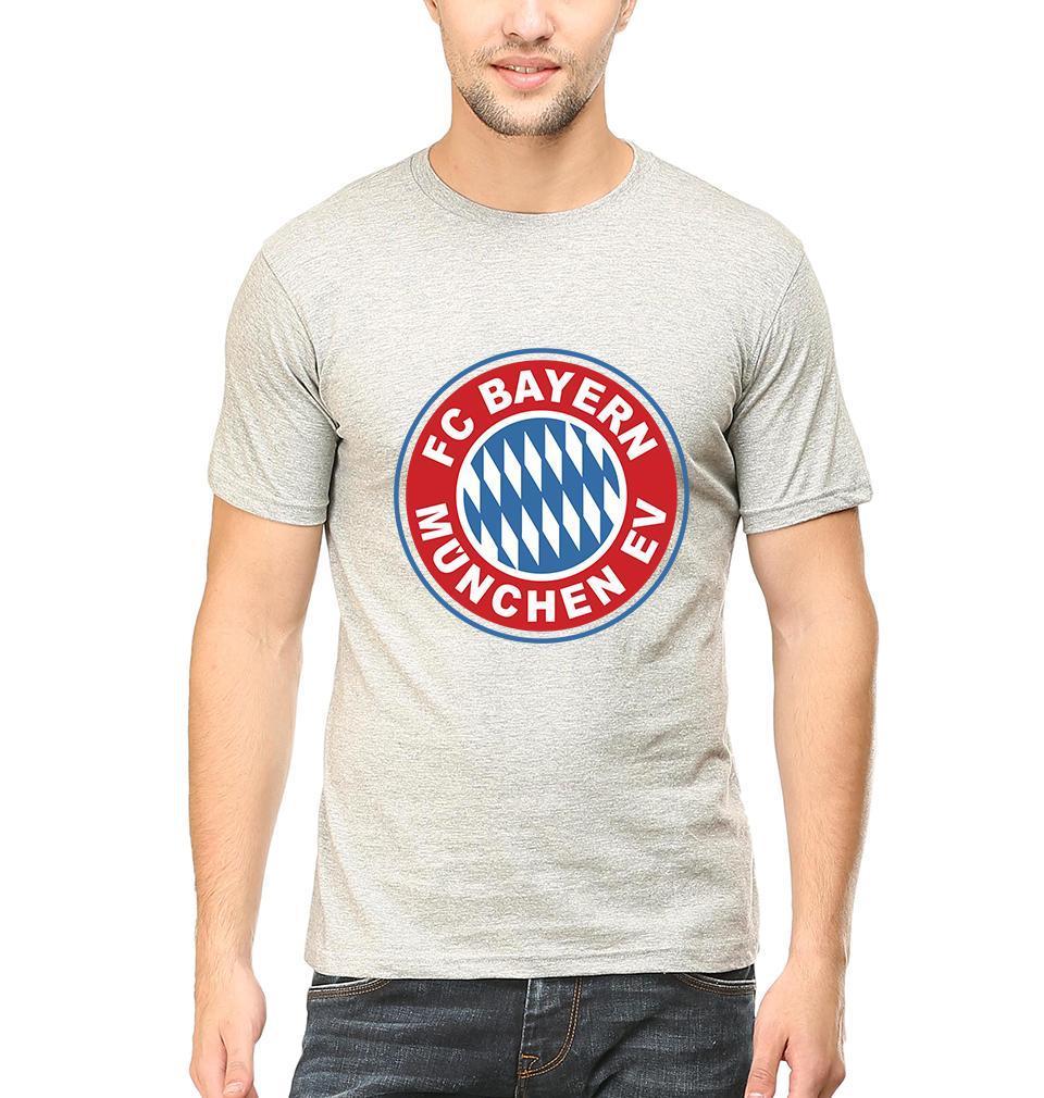 Bayern Munich Half Sleeves T-Shirt For Men-FunkyTeesClub - Funky Tees Club