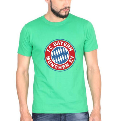 Bayern Munich Half Sleeves T-Shirt For Men-FunkyTeesClub - Funky Tees Club