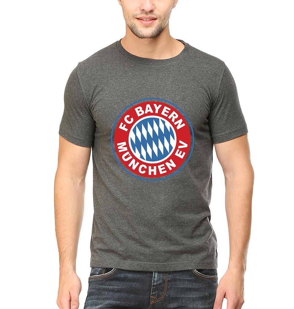 Bayern Munich Half Sleeves T-Shirt For Men-FunkyTeesClub - Funky Tees Club