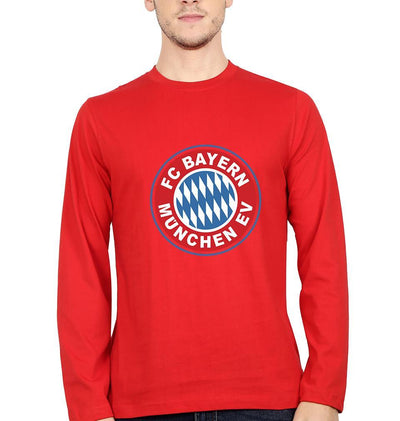 Bayern Munich Men Full Sleeves T-Shirts-FunkyTeesClub - Funky Tees Club