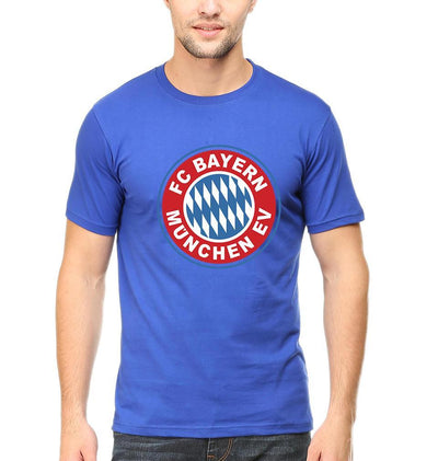 Bayern Munich Men Half Sleeves T-Shirts-FunkyTeesClub - Funky Tees Club