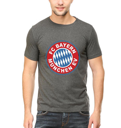 Bayern Munich Men Half Sleeves T-Shirts-FunkyTeesClub - Funky Tees Club