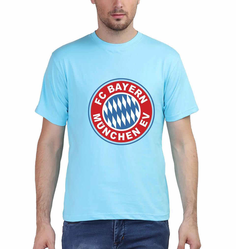 Bayern Munich Men Half Sleeves T-Shirts-FunkyTeesClub - Funky Tees Club