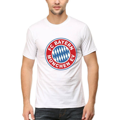 Bayern Munich Men Half Sleeves T-Shirts-FunkyTeesClub - Funky Tees Club