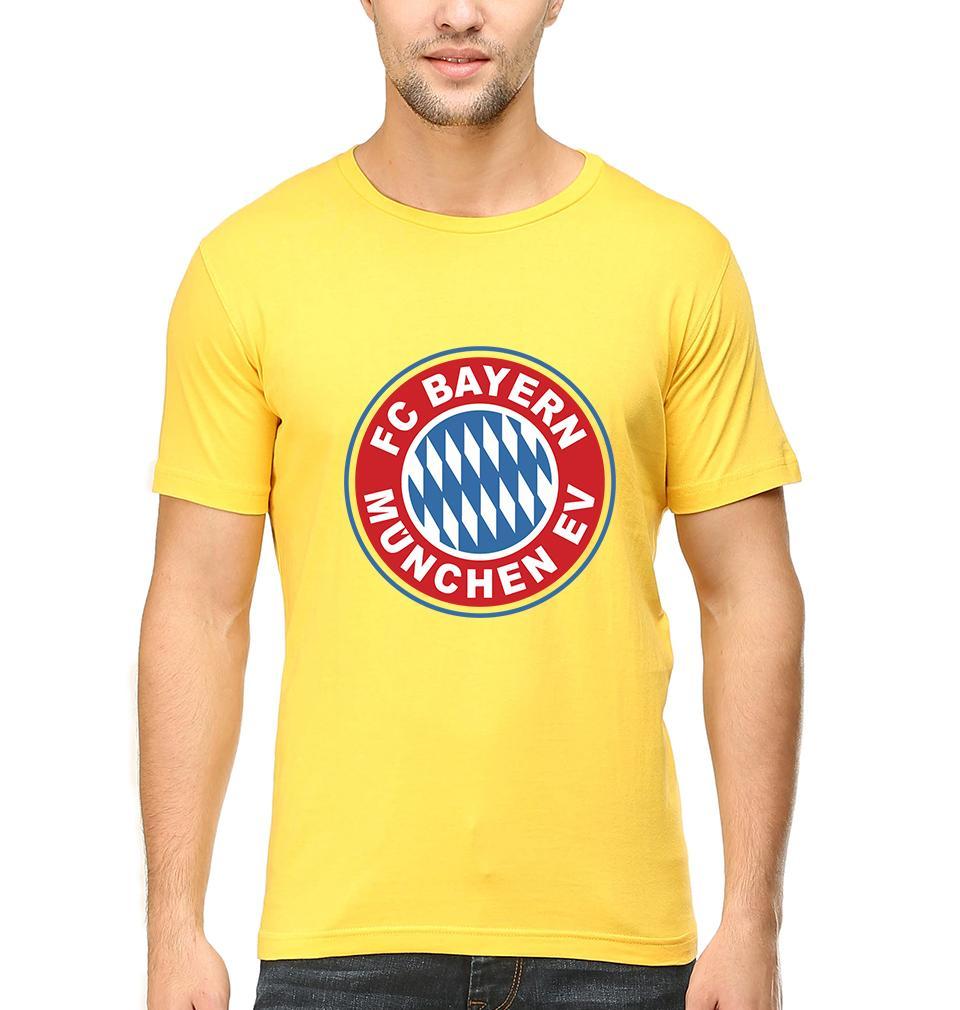 Bayern Munich Men Half Sleeves T-Shirts-FunkyTeesClub - Funky Tees Club