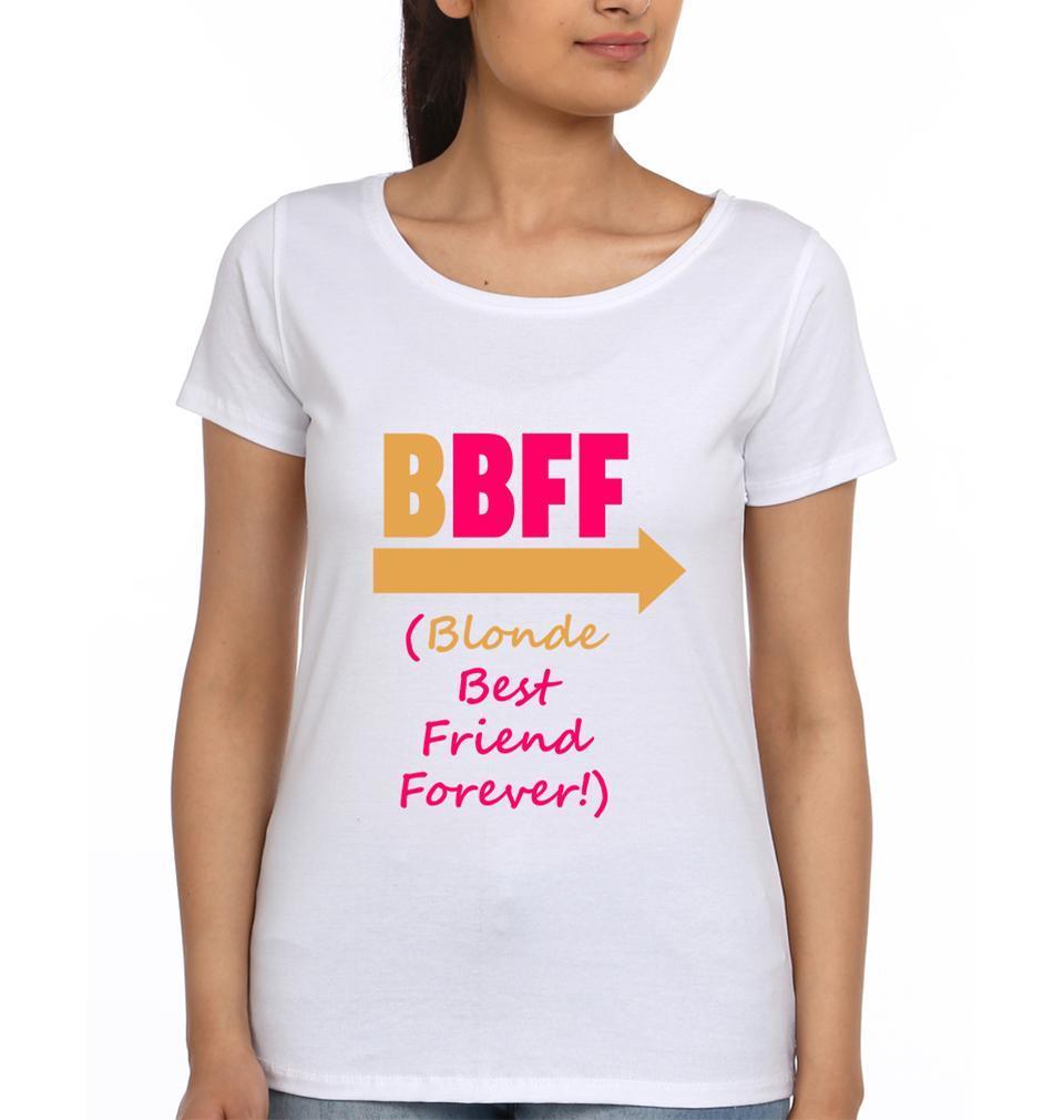 BBFF BFF Half Sleeves T-Shirts-FunkyTees - Funky Tees Club
