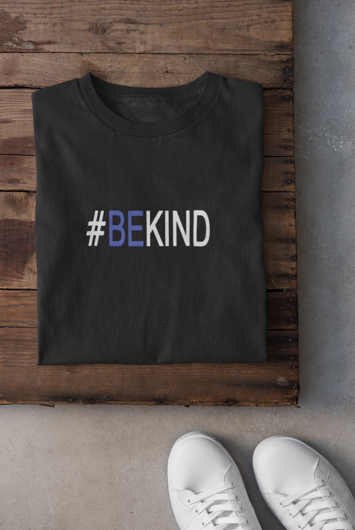 Be Kind Women Half Sleeves T-shirt- FunkyTeesClub - Funky Tees Club