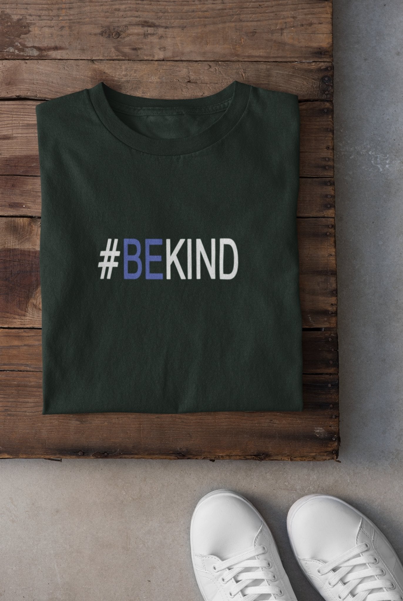 Be Kind Women Half Sleeves T-shirt- FunkyTeesClub - Funky Tees Club