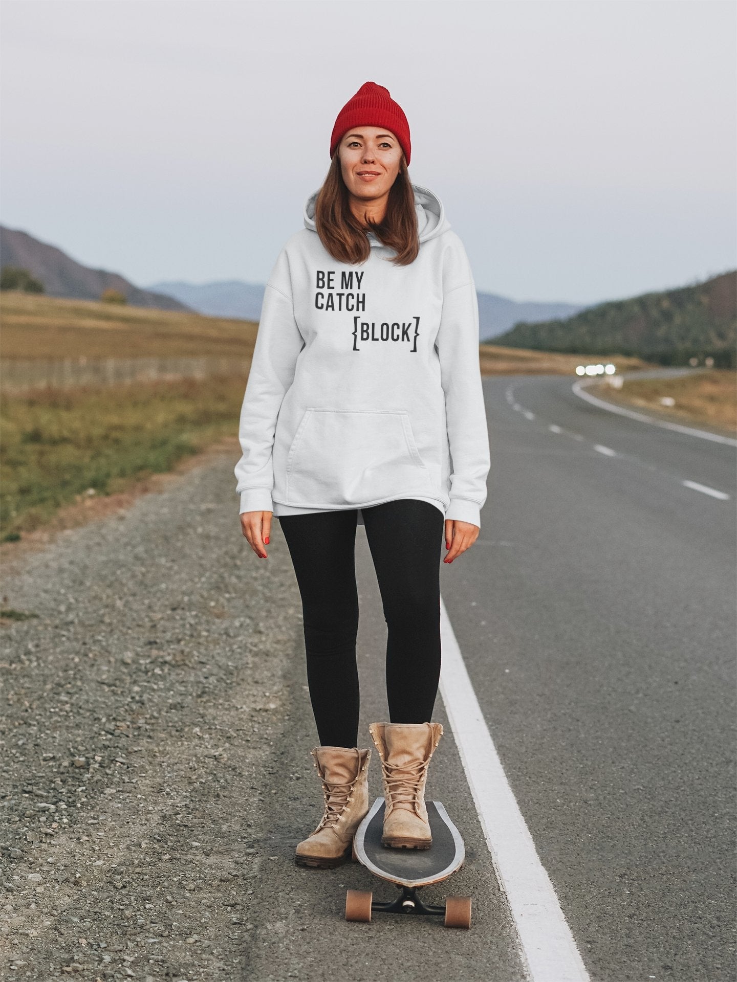 Be My Catch Block Geek Hoodies for Women-FunkyTeesClub - Funky Tees Club