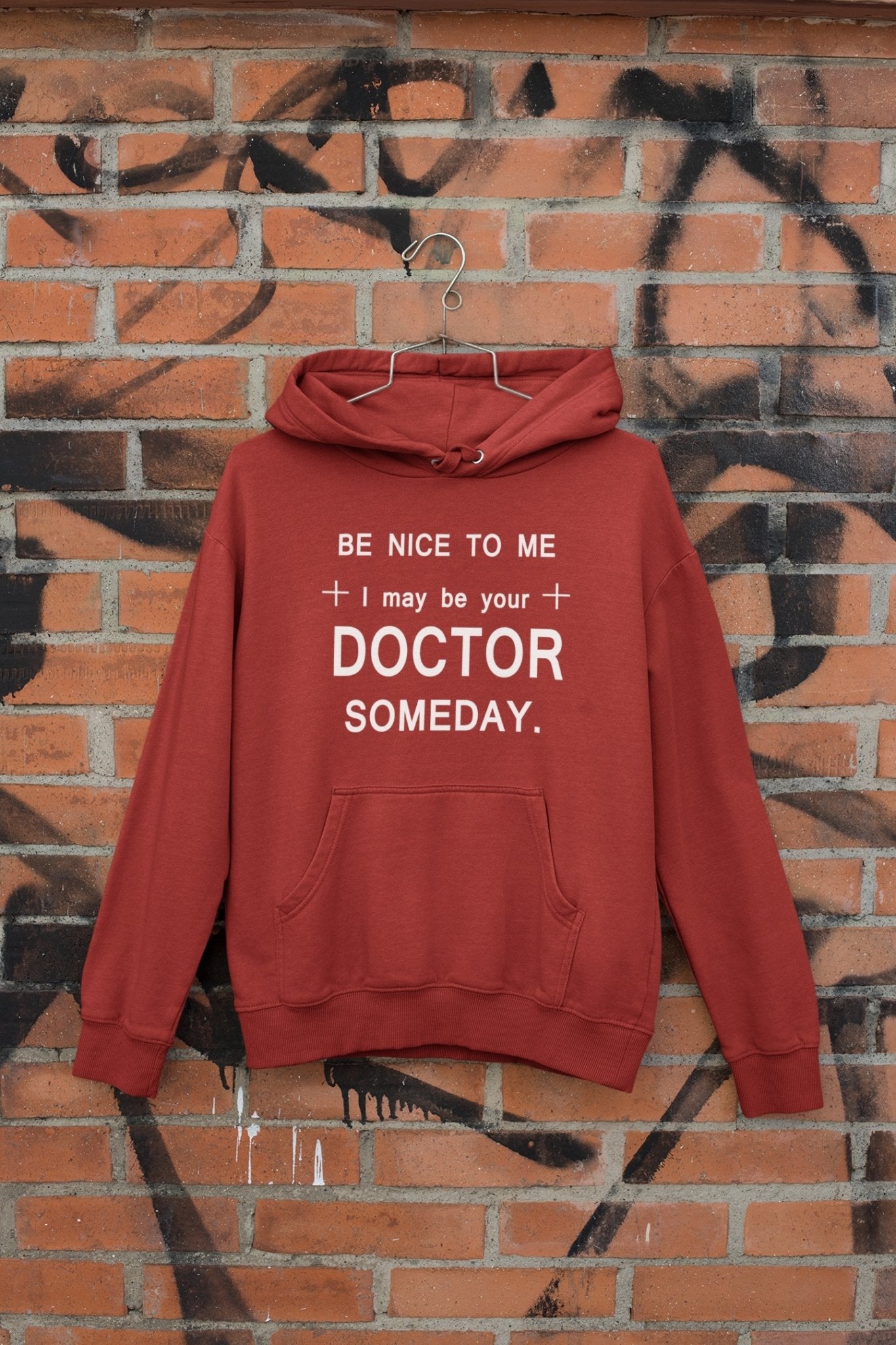 Be Nice To Me Doctor Hoodies for Women-FunkyTeesClub - Funky Tees Club