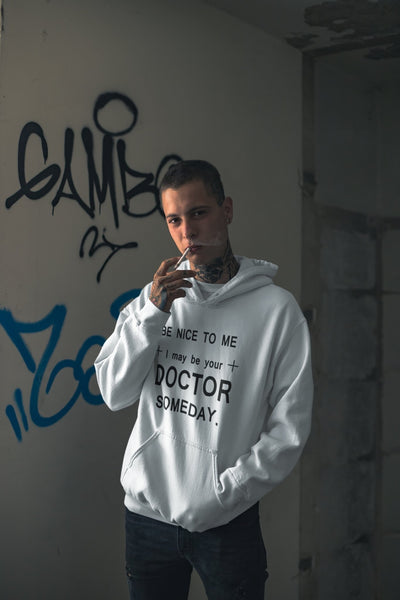 Be Nice To Me Doctor Men Hoodies-FunkyTeesClub - Funky Tees Club