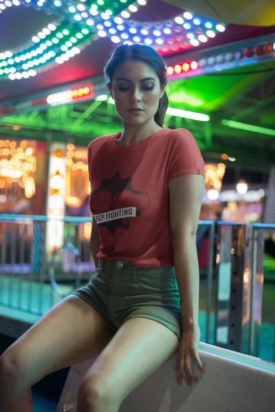 Fight Women Crop Top- FunkyTeesClub