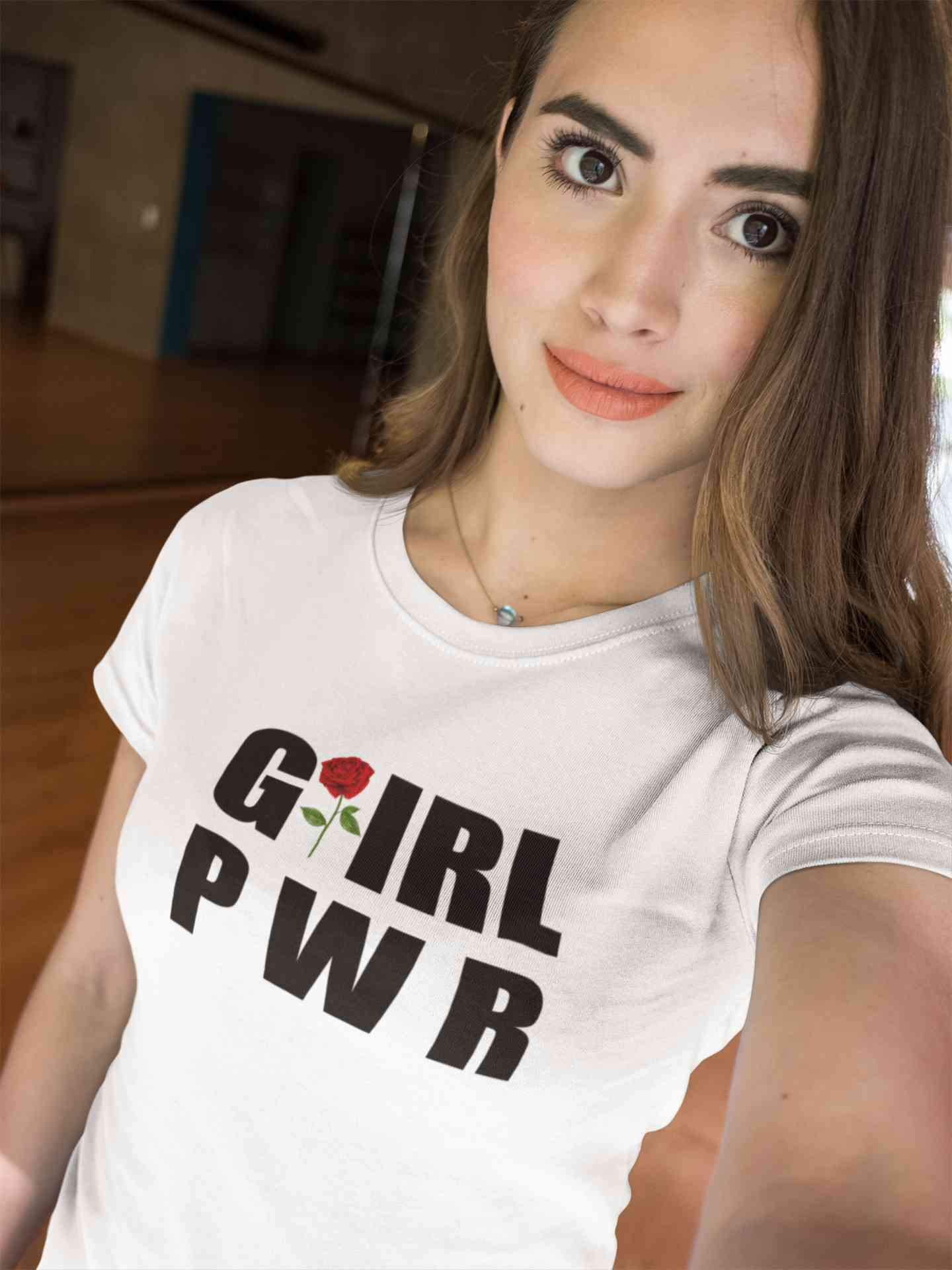 Girl Power Women Half Sleeves T-shirt- FunkyTeesClub