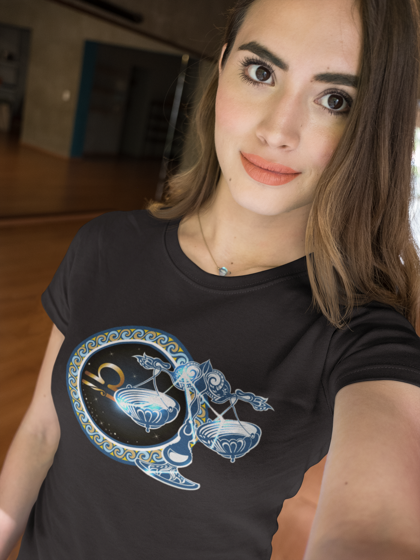 Libra Zodiac Sign Women Half Sleeves T-shirt- FunkyTeesClub
