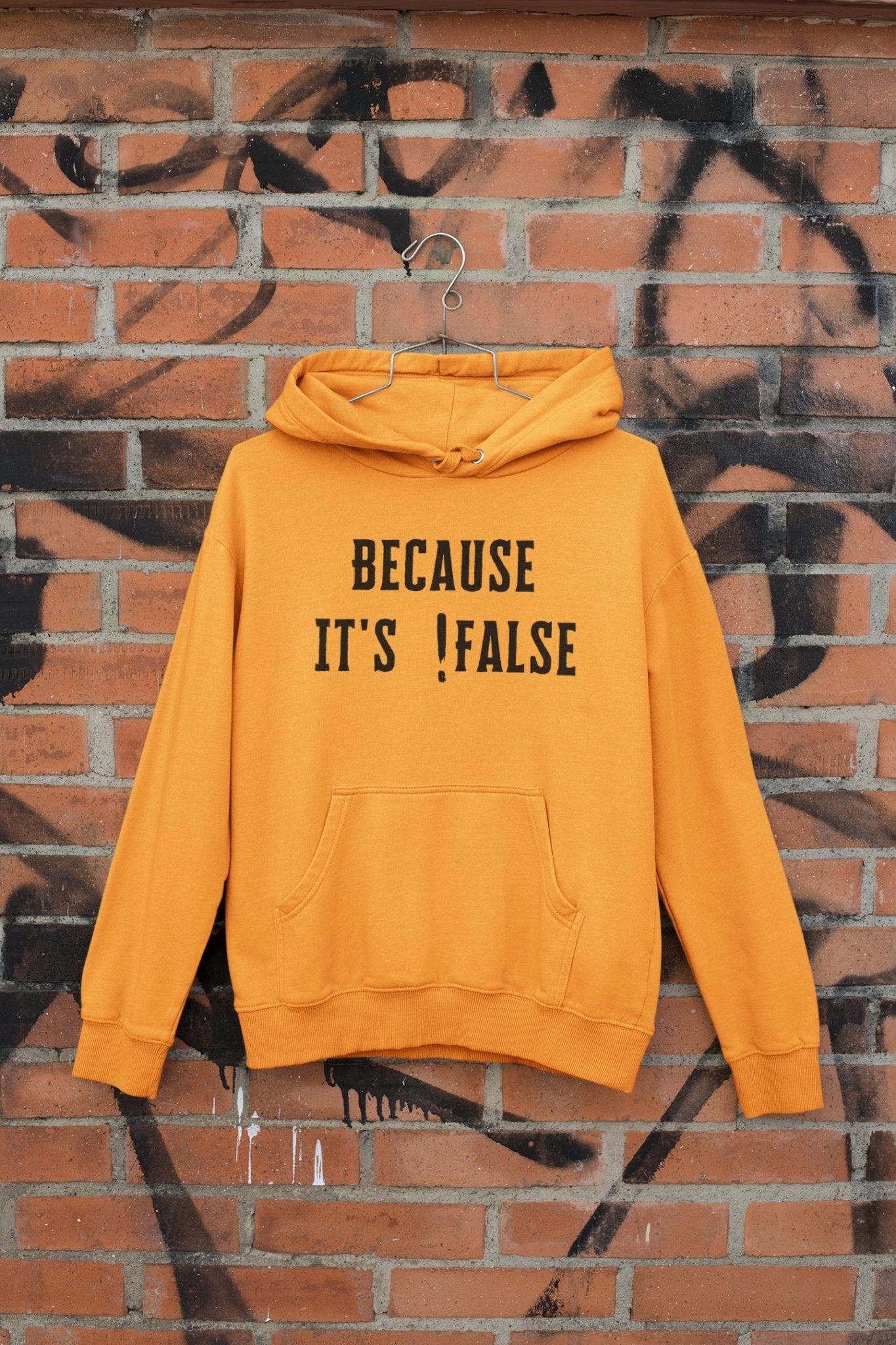 Because Its True Geek Hoodies for Women-FunkyTeesClub - Funky Tees Club