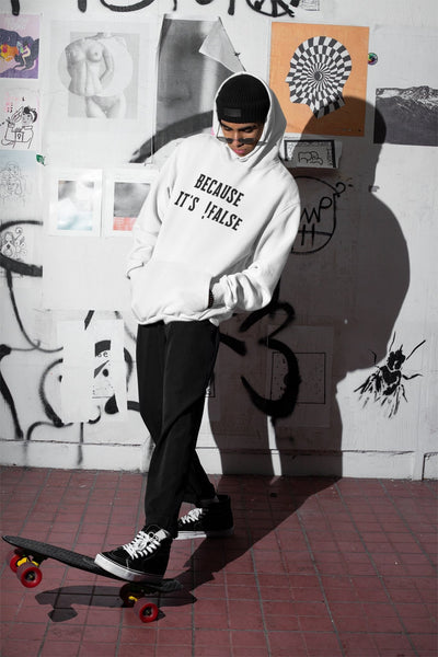 Because Its True Geek Men Hoodies-FunkyTeesClub - Funky Tees Club
