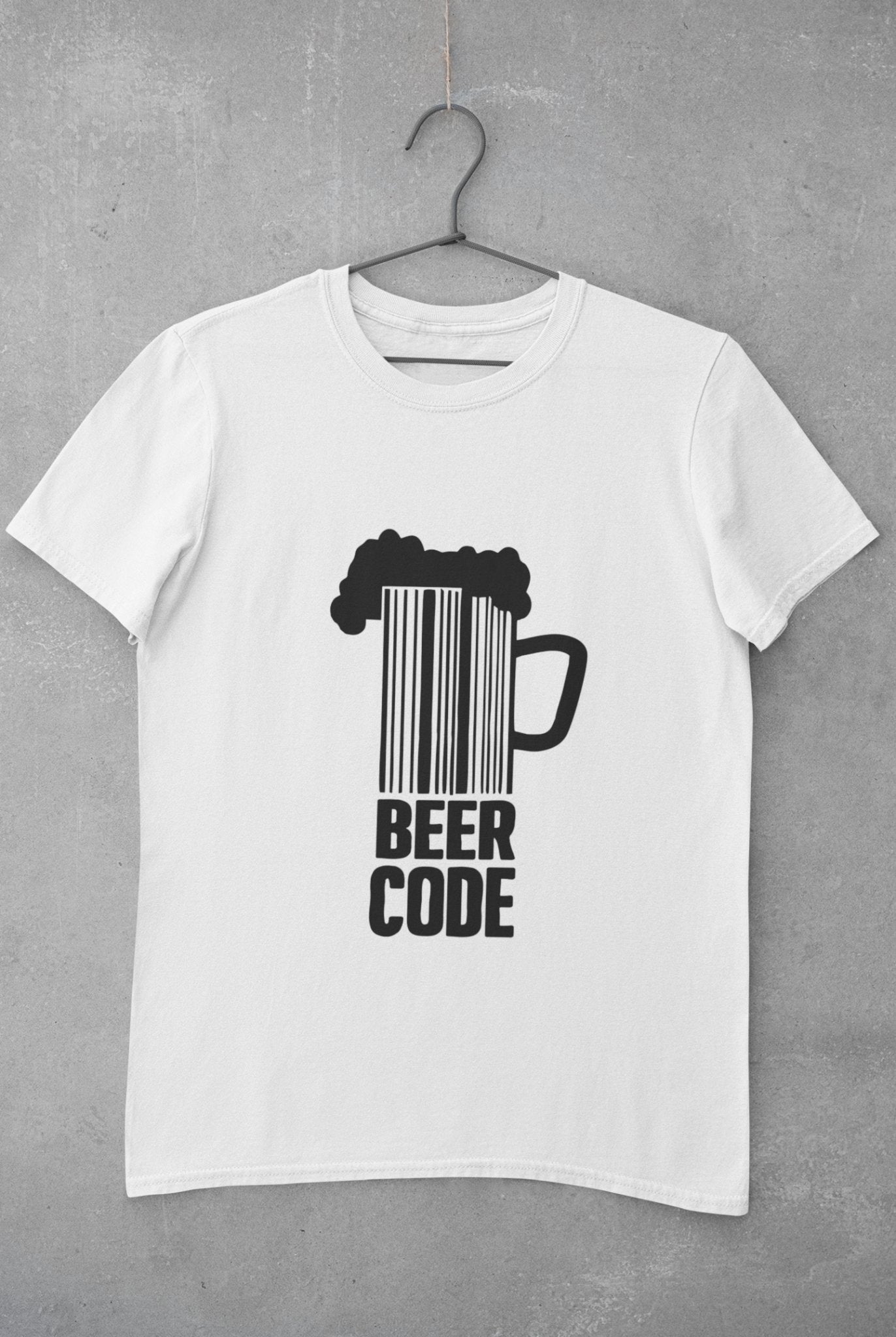 Beer Code Pub And Beer Mens Half Sleeves T-shirt- FunkyTeesClub - Funky Tees Club